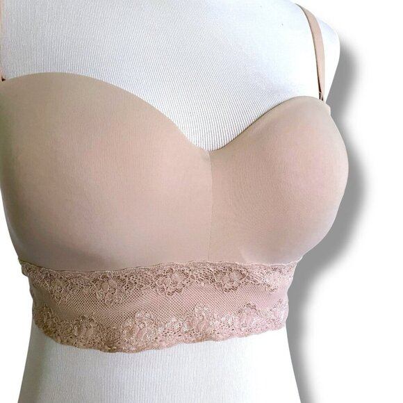 Natori 32DD Bra Tan Nude Bliss Pefection Strapless Contour Underwire 729154 - Picture 5 of 8